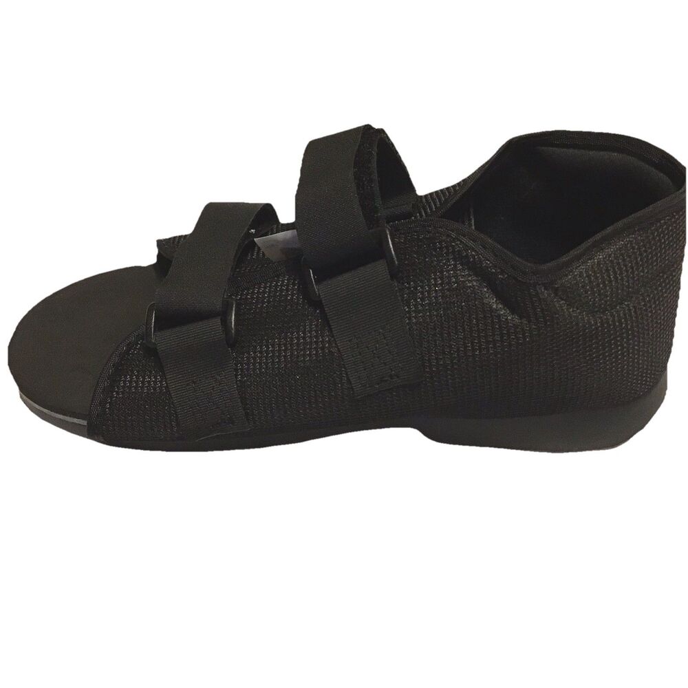 MedLine Semi-Rigid Post-Op Shoe WomenS Black Size WL ORT30300WL